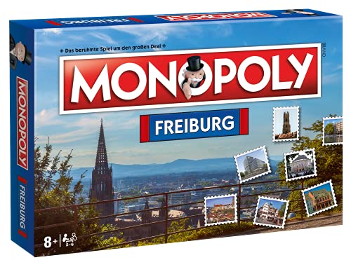 Winning Moves - Monopoly - Freiburg - Spielklassiker im Freiburg-Design - Alter 8 + - Deutsch von Winning Moves