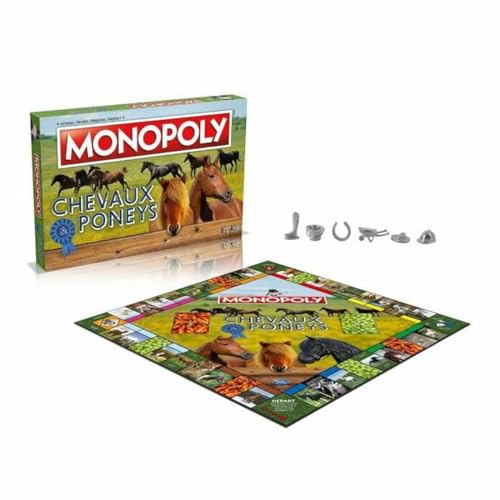 Winning Moves - Monopoly Pferde und Ponys – Gesellschaftsspiel – Brettspiel – französische Version Winning Moves - Monopoly Pferde und Ponys – Gesellschaftsspiel – Brettspiel – französische Version von Winning Moves