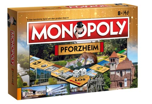 Winning Moves - Monopoly - Pforzheim - Monopoly City Edition - Alter 8+ - Deutsch von Winning Moves