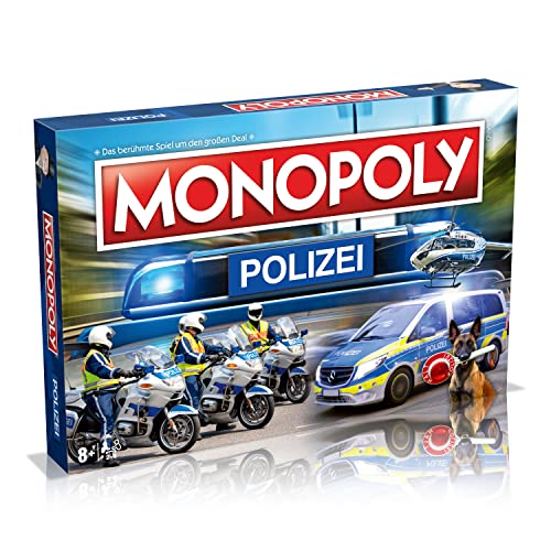 Winning Moves - Monopoly - Polizei - Brettspiel - Alter 8+ - Deutsch von Winning Moves