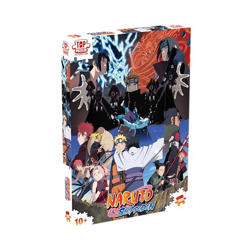 Winning Moves - Puzzle (1000 Teile) - Naruto Fate Encounter - Mit Sasuke, Sakura und Co. - Alter 10+ von Winning Moves