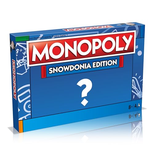 Winning Moves Rhifyn Eryri Snowdonia Monopoly Brettspiel, Gehen Sie auf dem Brett voran und handeln Sie Sich zum Erfolg, Geschenk für Kinder ab 8 Jahren von Winning Moves