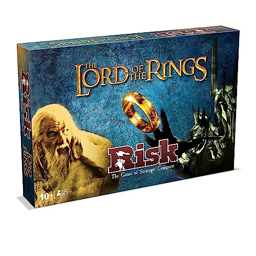 Winning Moves Lord of The Rings Risk Strategy Board Game, Join The Middle-Earth Battle Covering Events of The Fellowship of The Ring, The Two Towers and Return of The King, Gift for Ages 18 Plus von Monopoly