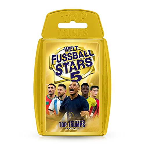 Winning Moves - TOP TRUMPS - Weltfußballstars 5 - Trumpf-Kartenspiel - Alter 6+ - Deutsch von Winning Moves