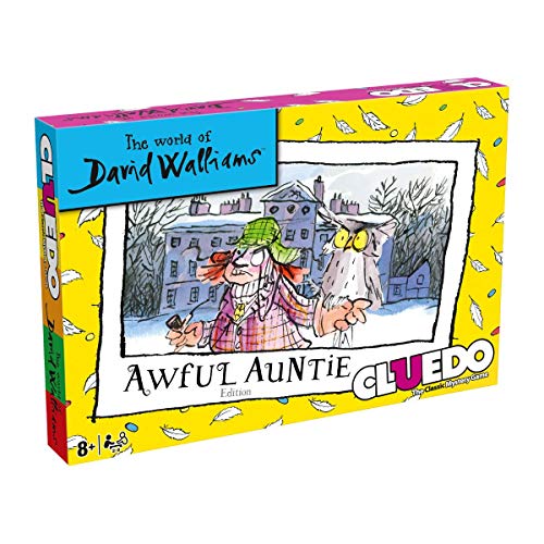 Winning Moves The World of David Walliams Awful Auntie Edition Cluedo Mystery Brettspiel, Spielen Sie mit Stella, Gibbon und den Geistern von Lord und Lady Saxby, 2 6 Spieler ist ein tolles Geschenk von Winning Moves