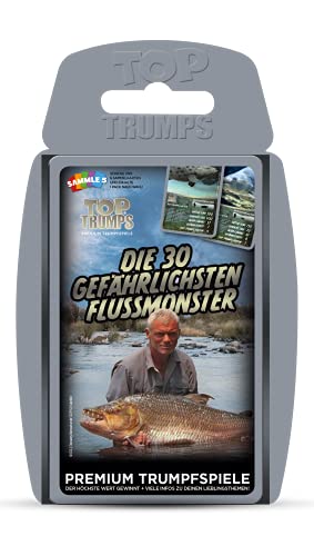 Winning Moves WIN63179 Top Trumps Die 30 gefährlichsten Flussmonster von Winning Moves