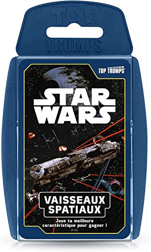 Winning Moves - Top Trumps – Star Wars – Raumgeschirr – Kartenspiel – Gesellschaftsspiel – französische Version von Winning Moves