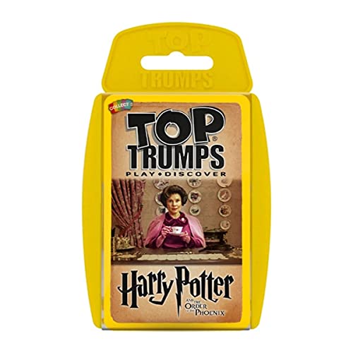 Top Trumps Kartenspiele Harry Potter und der Orden des Phönix Italien, Spielkarten mit Quiz, Spiel für 2 oder mehr Spieler, ab 6 Jahren, perfekt für Harry Potter-Fans von Winning Moves