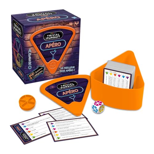 Winning Moves Trivial Pursuit Apero 12 Jahre + – Kartenspiel für Kinder – Quiz-Spiel – Reisespiel – Lernkarten – Quiz-Spiele von Winning Moves