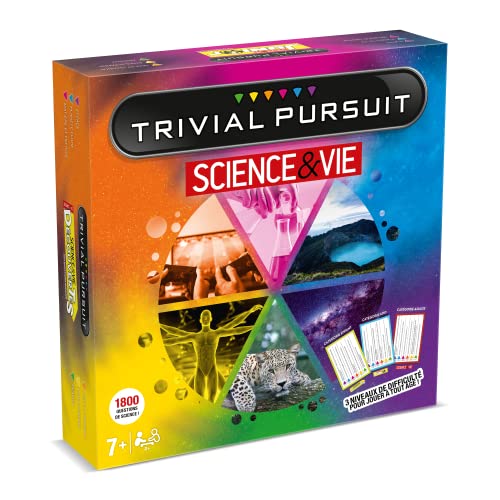 Winning Moves - Trivial Pursuit Science & Life 1800 Fragen – Gesellschaftsspiel – Brettspiel – Französische Version von Winning Moves