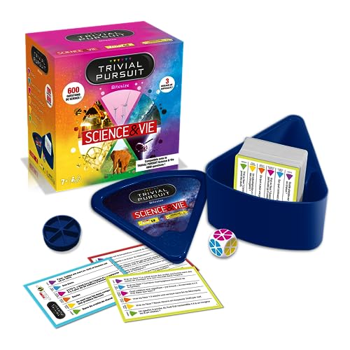 WINNING MOVES - Trivial Pursuit Travel Science & Life – 600 Fragen – Gesellschaftsspiel – Reisespiel – Französische Version von Winning Moves