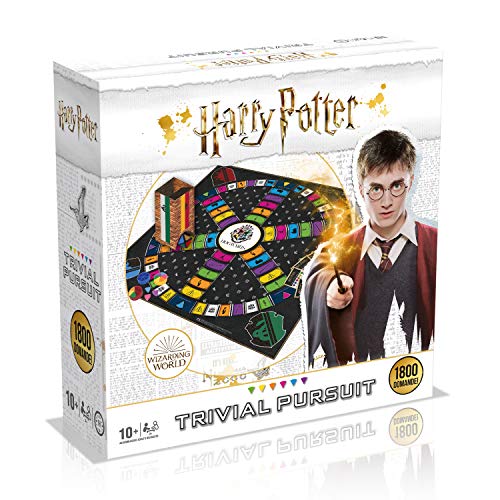 Trivial Pursuit WM00212-ITA-4 Harry Potter Zauberwelt in voller Größe, Italienische Fassung von Winning Moves