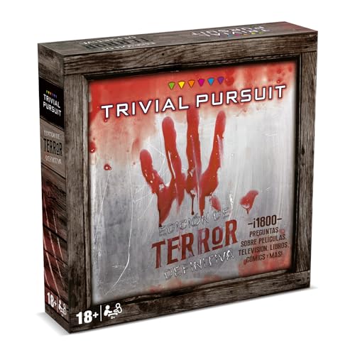 Winning Moves Trivial Pursuit Terror - Brettspiele für Erwachsene, Spiel für 2 Spieler, Quizspiel, Trivia für Liebhaber von La Groza von Winning Moves