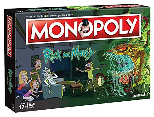 Winning Moves - Monopoly - Rick & Morty - Brettspiel für Erwachsene - Alter 17+ - Deutsch von Winning Moves