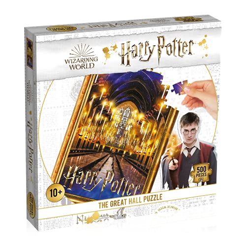 Winning Moves WM01005-ML1-6 500 Pieces Harry Potter Puzzle, Mehrfarbig, 500pzs von Winning Moves