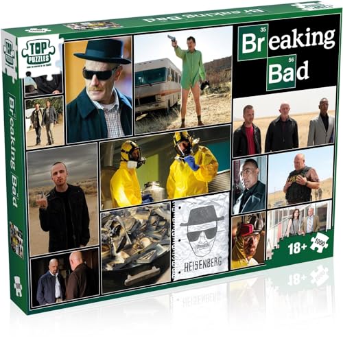 WINNING MOVES - Puzzle Breaking Bad - Patchwork - 1000 Stück - Französische Version von Winning Moves