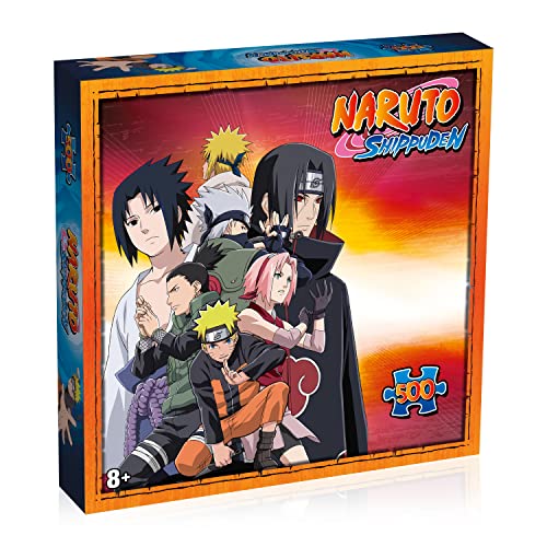 Winning Moves WM02953-ML1-6 Naruto Shippuden Puzzle, Mehrfarbig, 500pzs von Winning Moves