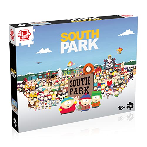 Top Trumps South Park Puzzle, 1000 Teile, Spielzeug für Kinder ab 18 Jahren und alle Fans der Serie, zum Spielen alleine oder in Gesellschaft, inkl. Poster von Winning Moves