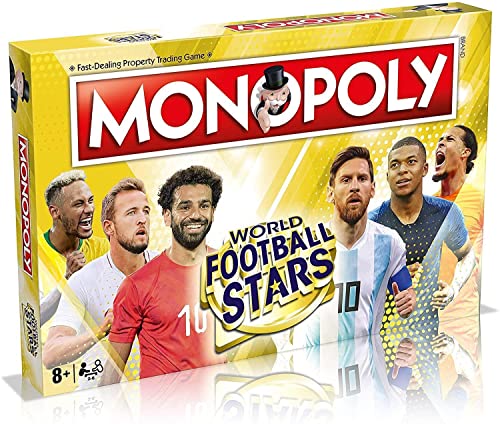 World Football Stars Gold Edition Monopoly Board Game von Winning Moves