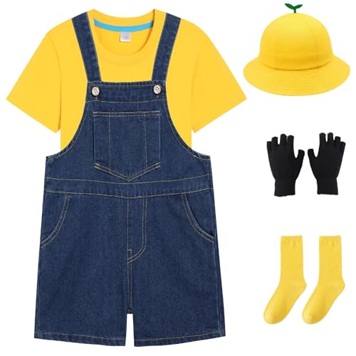 Fasching costumes kids Kostüm Cosplay Kostüm Karneval Mütze Cosplay Brille Handschuhe Knöpfe Hosenträger Maskerade Party Karneval Kostüm für Damen Herren Kinder von Winric