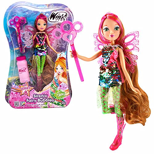 Winx Club Flora | Sirenix Fairy Bubbles Puppe Fee 28 cm von Winx Club