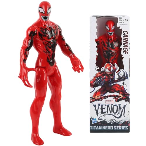 Wirhaut Anime Figur Model Avengers Titan Hero Serie Venom Carnage Figur, Superhero Action Figur 12 inch Superhelden Spielzeug für Kinder ab 3 Jahren von Wirhaut