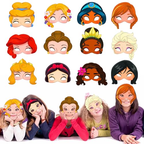 Wirhaut Party Masken, Karikatur Kinder Party Masken, Maske Geburtstag Deko für Jungen Mädchen Kinder Maskerade Cosplay Karneval Weihnachten Wirhaut Party Masken, Karikatur Kinder Party Masken, Maske Geburtstag Deko für Jungen Mädchen Kinder Maskerade Cosplay Karneval Weihnachten von Wirhaut