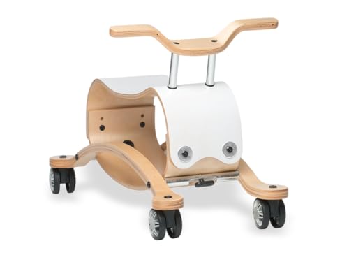 Wishbone 5008 - Schaukeltier und Rutschmobil, Flip 2 in 1, weiß von Wishbone