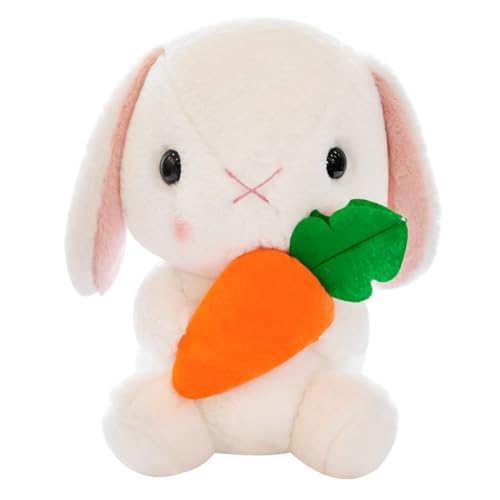 Wishstar Ostern Hase Plüschtier, Kaninchen Kuscheltier für Kinder Stofftier Schmusetier zum Kuscheln & Spielen, Hase Plush Für Mädchen Jungen(Karotte Hase 22cm) von Wishstar