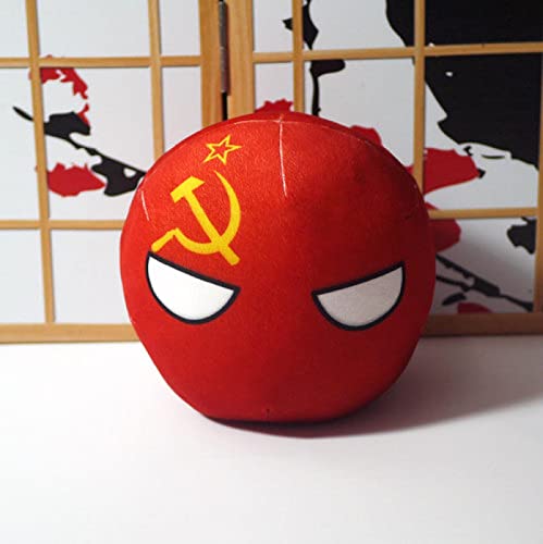 20 cm Polandball Plüschpuppen, Countryball UDSSR Usa Country Ball Stofftier, Anime Plüschkissen, Geburtstagsgeschenke Für Jungen Mädchen UDSSR von Wishtoy