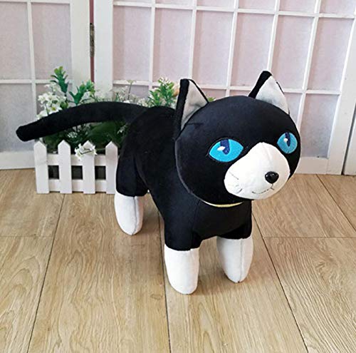 35 cm Persona 5 Morgana Plüschtiere, P5 The Animation Black Cat Mona Figur Cosplay Weich Gefüllte Puppe Kissen Mädchen von Wishtoy