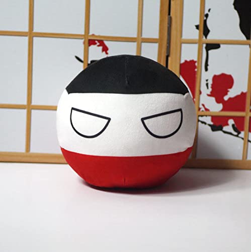 9 cm Anime Polandball Stoffpuppe Spielzeug, Countryball Plüschtiere Kindertasche Anhänger Dekoration, Kinder De2 von Wishtoy