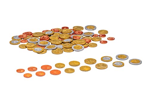 WISSNER 80610.08 aktiv lernen - 80 EURO Rechengeld Münzen - RE-Plastic, ab 3 bis 99 Jahre von WISSNER
