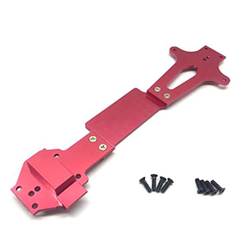 Wissupo für 144001 RC Auto Upgrade Teile Metall Zweiter Stock Board 144001-1259, Rot von Wissupo