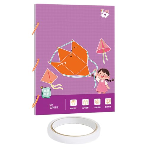 3D-Geometrie-Buch - 29,7x21cm Lehrbuch Mit Volumen Und Flächenberechnung | Pädagogisches Papier Lernspielzeug | Aktivitätsbuch Für Kinder Anfänger | Räumliches Denken Für Gruppenlernen Und Homeschool 3D-Geometrie-Buch - 29,7x21cm Lehrbuch Mit Volumen Und Flächenberechnung | Pädagogisches Papier Lernspielzeug | Aktivitätsbuch Für Kinder Anfänger | Räumliches Denken Für Gruppenlernen Und Homeschool von Wisylizv