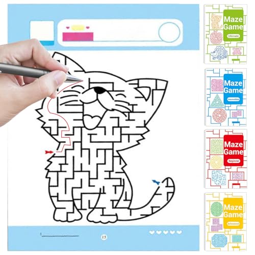 Kinder Rätselbücher,Rätselbuch Fortschrittliches Spielzeug - 4 Stücke Sensorisches Lernspielzeug Papier Für Eltern Kind Interaktion Kinder Rätselbücher,Rätselbuch Fortschrittliches Spielzeug - 4 Stücke Sensorisches Lernspielzeug Papier Für Eltern Kind Interaktion von Wisylizv