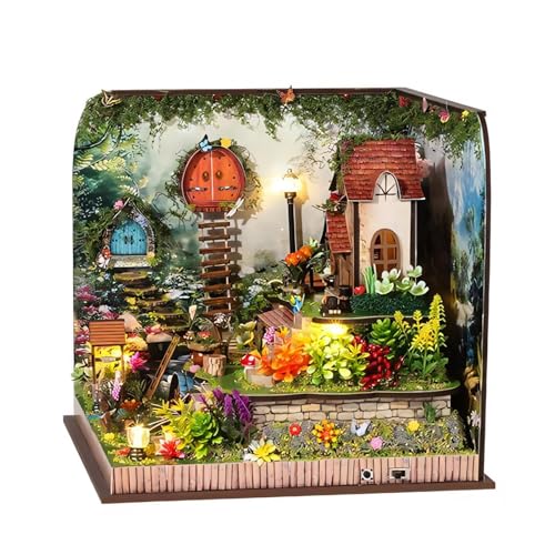 Leseset, Blumenhaus, handgefertigt, Bausatz, kreative Schreibtischdekoration für Jugendliche und Erwachsene, für oder Schlafzimmer, Geschenk Leseset, Blumenhaus, handgefertigt, Bausatz, kreative Schreibtischdekoration für Jugendliche und Erwachsene, für oder Schlafzimmer, Geschenk von Wisylizv