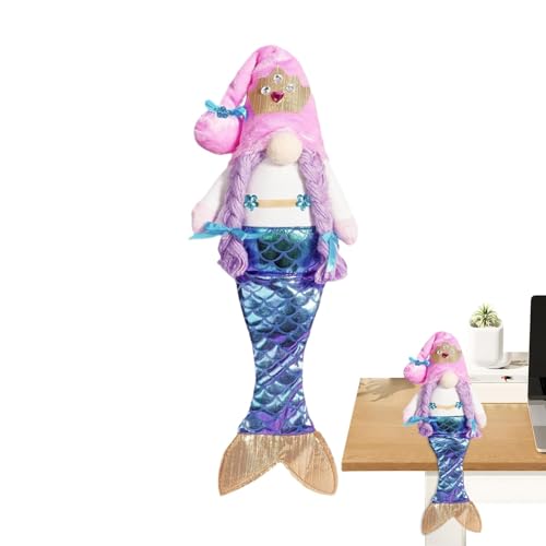 Meerjungfrauenspielzeug für Mädchen, Meerjungfrauenpuppen für Mädchen - Süße Puppen Meerjungfrau Puppe | Mädchenpuppen mit Paillettenschwanz, Prinzessin-Meerjungfrau-Plüschtier, gesichtslose Puppe-Mee von Wisylizv