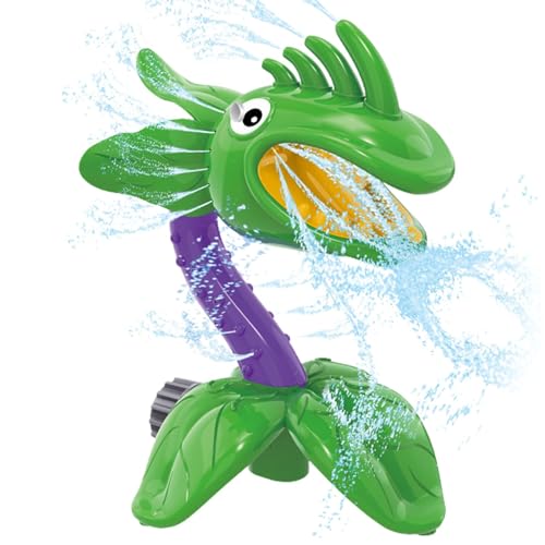 Rotierender Schildkröten-Sprinkler für Kinder | Wasseraktivitäten im Sommer | Cannibal Flower Kinder-Sprinklerspielzeug | Gartenpool-Spielspielzeug für Planschspaß von Wisylizv