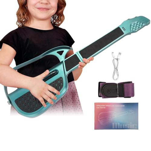 Spielzeug-Gitarre | Kabellose Intelligente Gitarre | Intelligentes Musikspielzeug für Musikerziehung Kinder Anfänger Gruppenspiel Aktivität Familie Kindergarten Spielzeug-Gitarre | Kabellose Intelligente Gitarre | Intelligentes Musikspielzeug für Musikerziehung Kinder Anfänger Gruppenspiel Aktivität Familie Kindergarten von Wisylizv