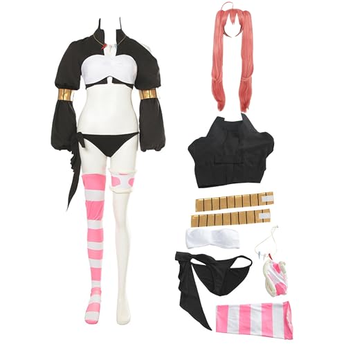 Witorya Milim Nava Cosplay Kostüm Milim Nava Bikini Anzug Uniform Socken Outfit mit Perücke für Frauen von Witorya