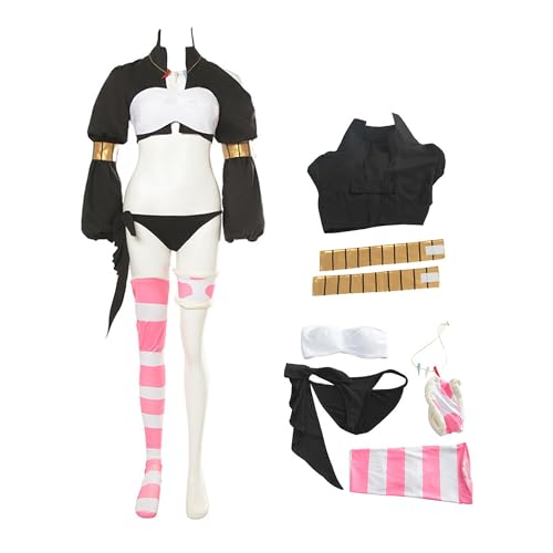 Witorya Milim Nava Cosplay Kostüm Milim Nava Bikini Anzug Uniform Socken Outfit mit Perücke für Frauen von Witorya