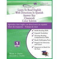 Learn To Read English With Directions In Spanish Answer Key Classwork: Color Edition von Touchladybirdlucky Studios