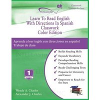 Learn To Read English With Directions In Spanish Classwork: Color Edition von Touchladybirdlucky Studios