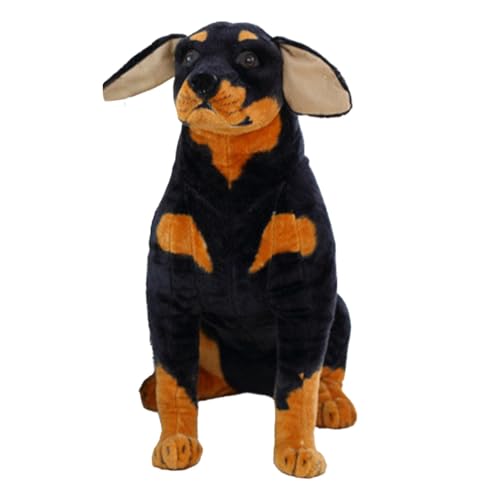 Wiuejg Hundespielzeug | Plüschhund | Hundeplushies | Deutscher Schäferhund Raumdekorationen, Kuscheliger Deutscher Schäferhund Spielzeug, Großes Weiches Hundespielzeug, Deko Plüsch Deutscher von Wiuejg