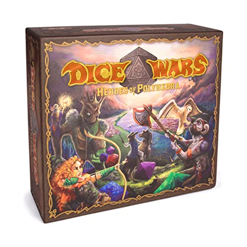 Dice Wars: Heroes of Polyhedra | Tabletop Fantasy Strategy Game | Giant Dice and Infinite Replay Value von Wiz Dice