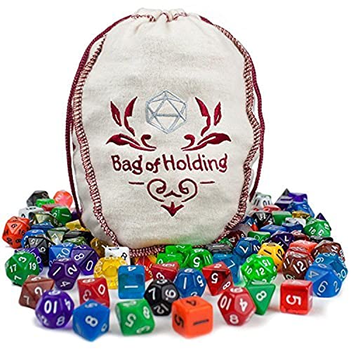 Wiz Dice Bag of Holding: 140 Polyhedral Dice in 20 Guaranteed Complete Sets von Wiz Dice