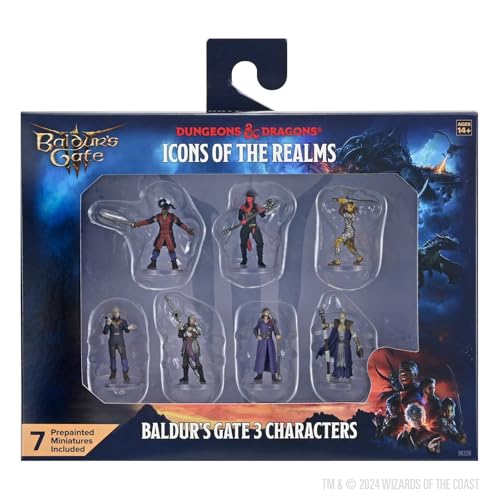 D&D Icons of The Realms: Baldur's Gate 3 - Character Boxed Set | Characters from BG3 D&D Icons of The Realms: Baldur's Gate 3 - Character Boxed Set | Characters from BG3 von WizKids