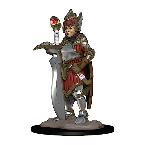 D&D WZK73315 - Wizkids Wardlings Wave 2 - Girl Fighter & Hunting Falcon von WizKids