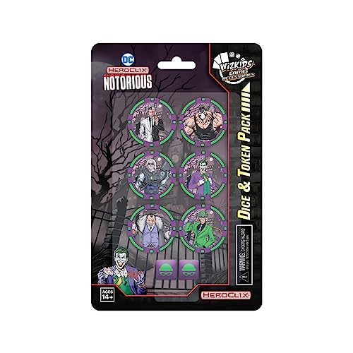 DC HeroClix: Notorious Dice & Token Pack von WizKids